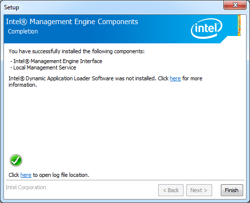 intel management interface driver windows 10